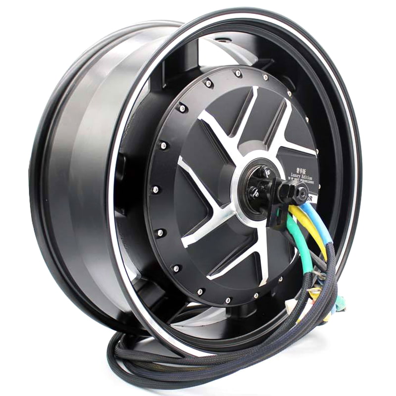 17 Inch 15kw Electric Motorcycle Hub Motor Brushless DC Motor